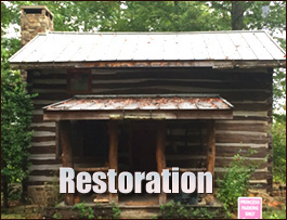 Historic Log Cabin Restoration  Rushville, Ohio